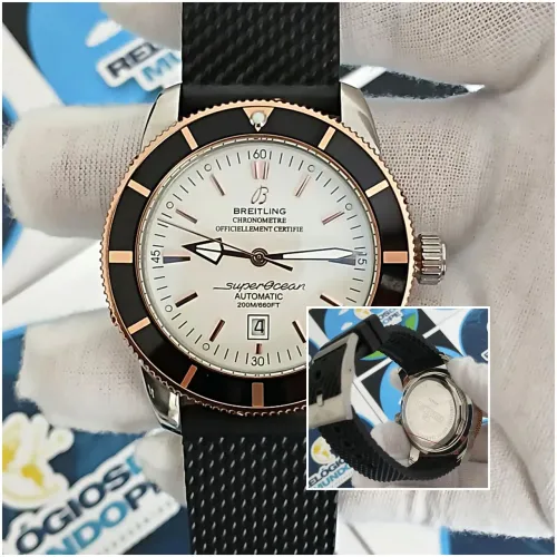 Relógio BR SUPER OCEAN AUTOMÁTICO ROSE E PRATA