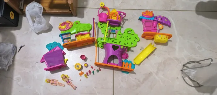 Polly pocket festa na parede