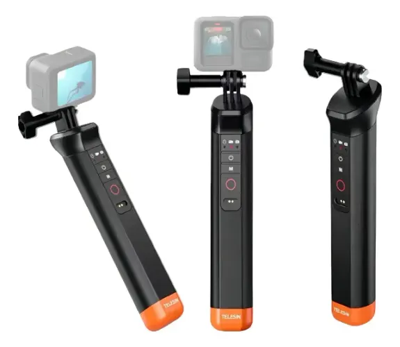 Bastão Flutuante TELESIN com Controle Bluetooth para GoPro DJI Insta360