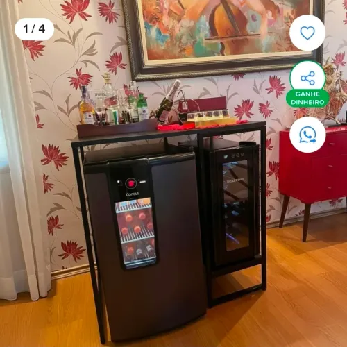 Suporte pra adega e cervejeira/frigobar