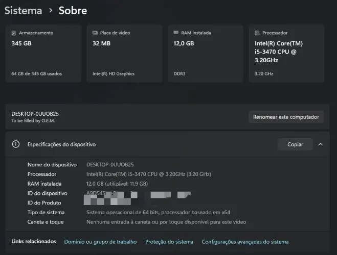 Computador Desktop - Ótimo para estudos, trabalho e uso diário