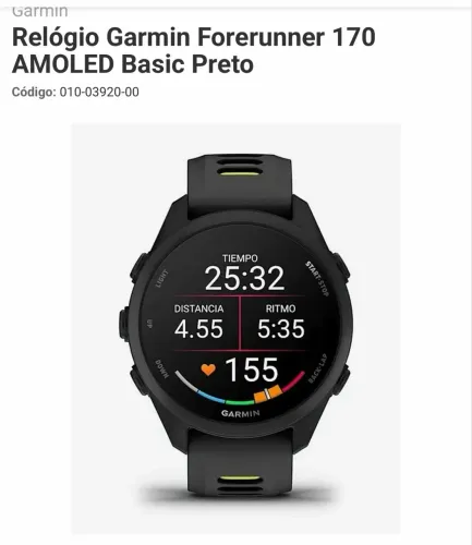 Garmin 170 lançamento