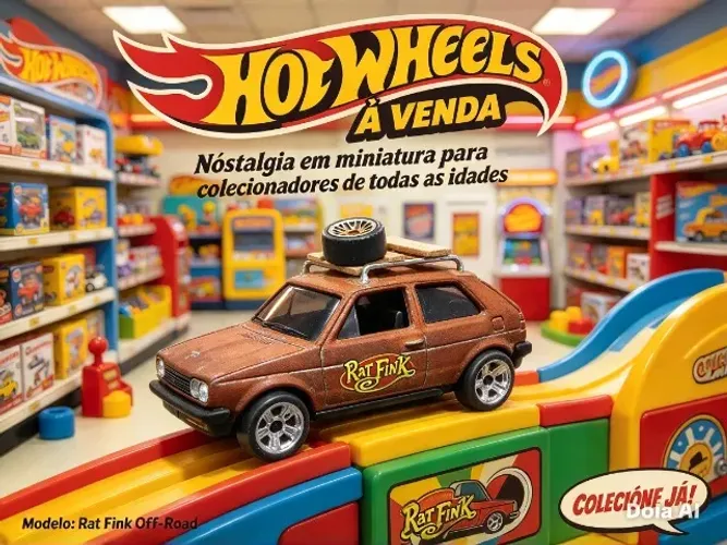 Hot Wheels Volkswagen Golf MK1 Custom Rust