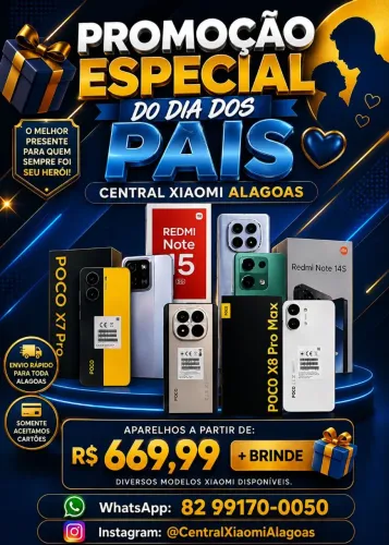 Xiaomi Poco X8 Pro 5G, Poco X7 Pro 5G, Poco M8s 5G e Diversos Modelos em Ofertas