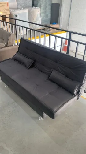 SOFA CAMA RETRATIL EMBALADO QUEIMA DE ESTOQUE