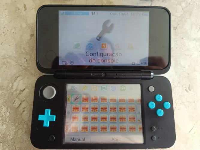 Nintendo New 2ds XL Preto Desbloqueado 64gb