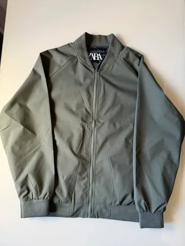 JAQUETA/CASACO ZARA VERDE MILITAR GG