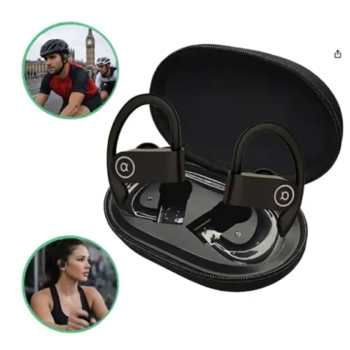 Fone De Ouvido Bluetooth Clipe Gold Esportivo Sem Fio Pro novo
