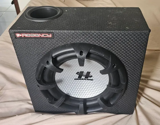 Caixa de Sub para Carro 10" Hurricane 350 RMS