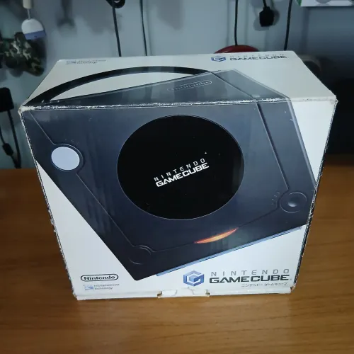 CAIXA E BERÇO NINTENDO GAME CUBE