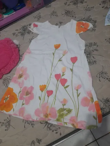 Vestido floral infantil 