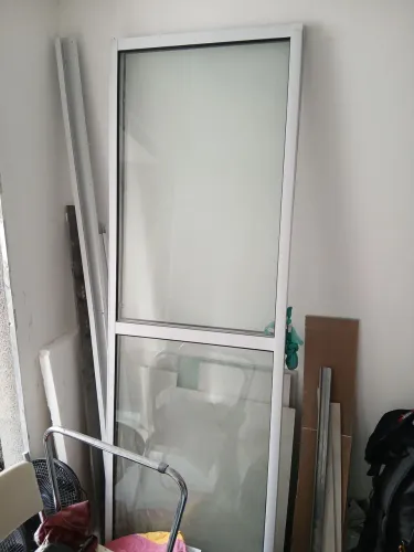 Porta de Vidro para sacada ou divisória