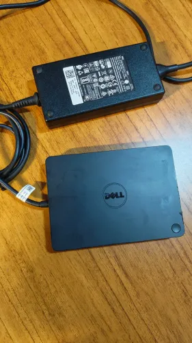 Dock Station Dell WD15 USB-C + Fonte Original Dell 180W