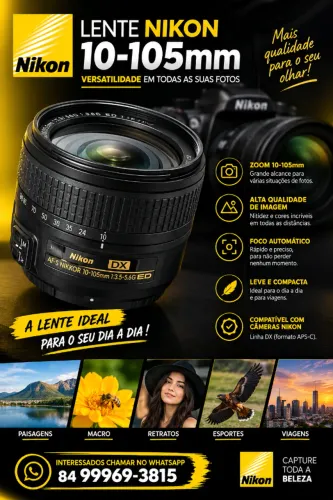 lente Nikon 18-105