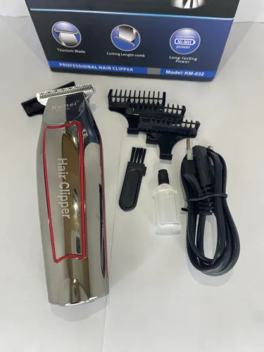 Máquina de Cortar Cabelo Kemei Nova Sem Fio - Profissional e Completa