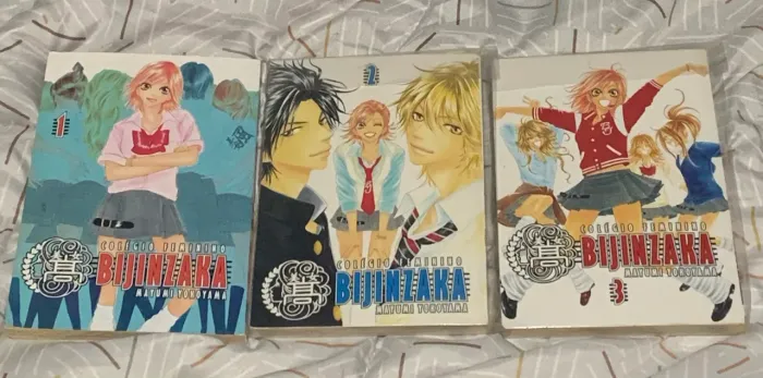 Coleção Mangá colégio feminino bijinzaka - volumes 3 a 1 completo