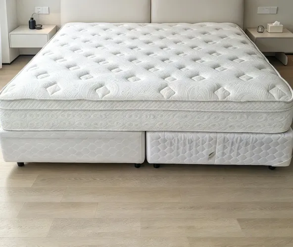cama box de casal queem com colchão de mola ensacada já está higienizado aceito pix ou