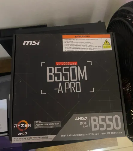 NOVA!!!!B550M -A PRO MSI SOCKET AM4