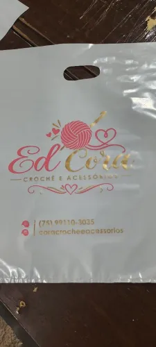 Sacolas plásticas personalizadas
