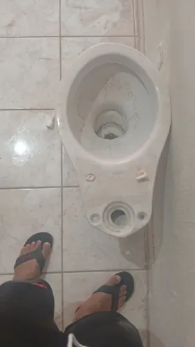 Vaso com caixa acoplado