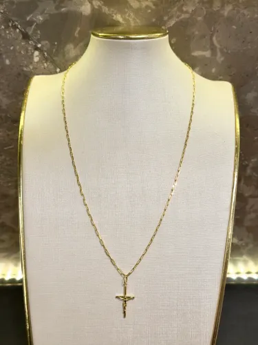 Cordão de ouro Cartier facetado 7g novo ( LOJA FÍSICA)