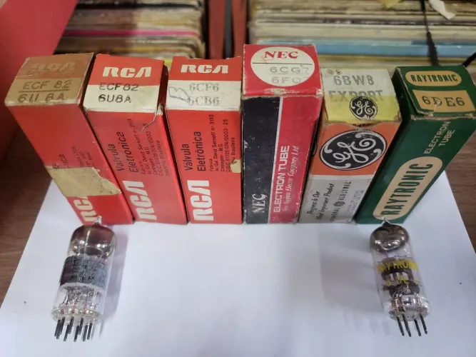 Lote 6 Válvulas Eletrônica