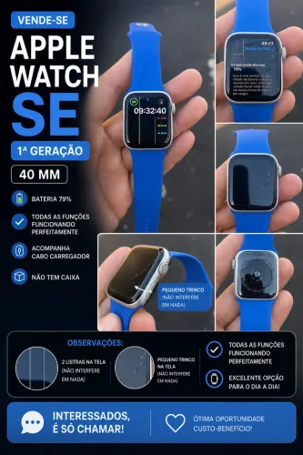 Apple Watch SE 1 Geração 40 MM