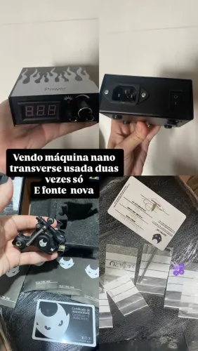 Máquina nano transverse e fonte