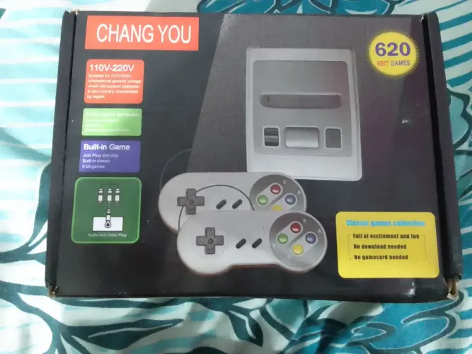 Mini game clássico estilo Nintendo antigo 620 jogos