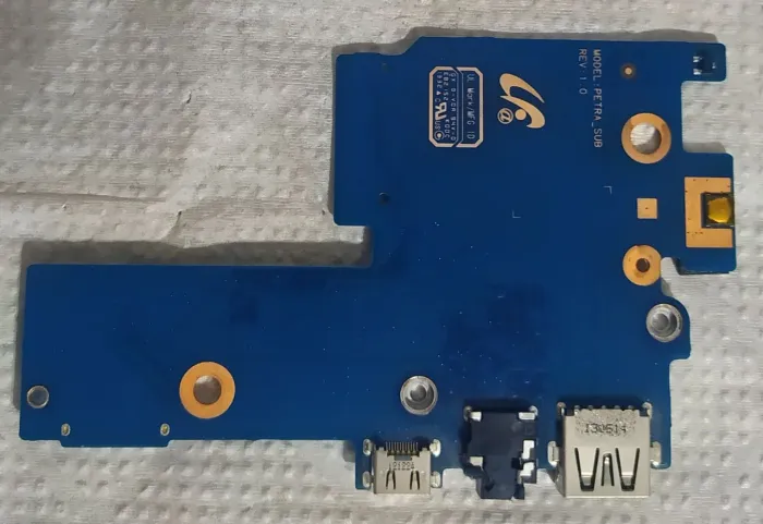 Placa de Botão de Energia e USB: No modelo Ativ Book 9 Lite (NP905S3G / NP915S3G) - Usado