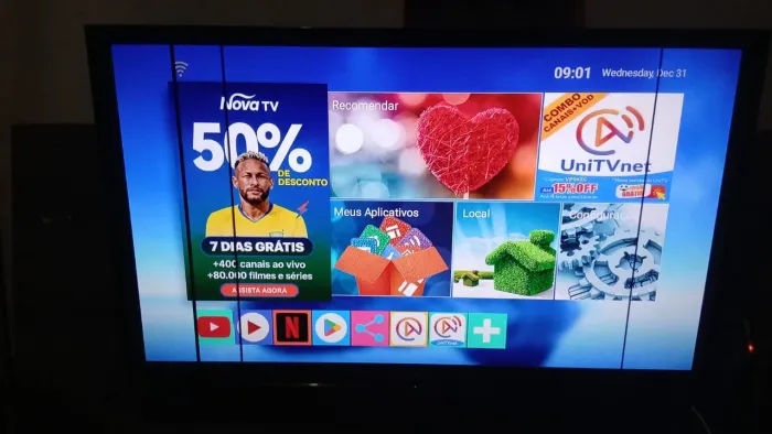 Tv 40"   Tudo por 550
