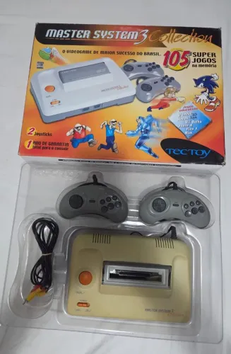 Master system 3 collection 105 jogos na memória impecável item de minha coleção!!!