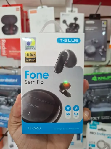 Fone de ouvido Bluetooth it blue - entrega em slz e região 