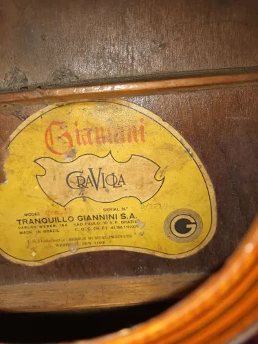 Craviola Giannini 12 cordas 70's