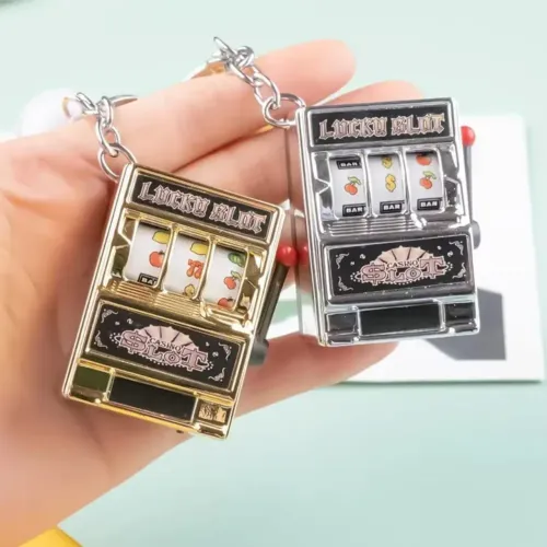 Chaveiro Portátil Slot Máquina Caça Níquel 