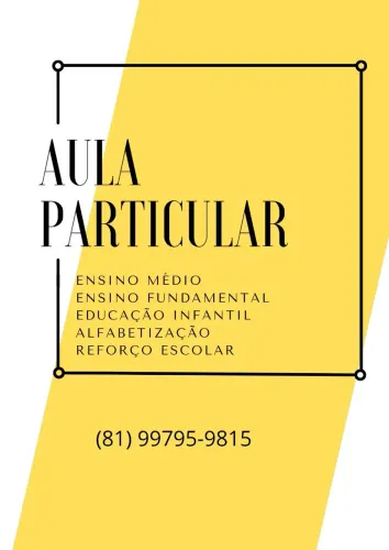 Aula particular em Recife 