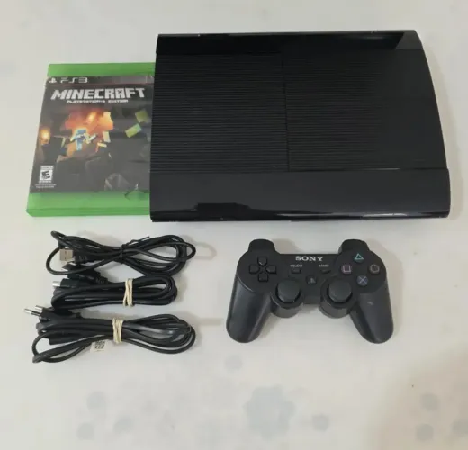 Console ps3 completo desbloqueado ?