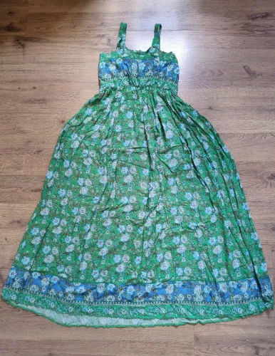 Vestido estampado longo Tahari ASL