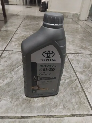 Oleo para motor 0W20 original Toyota