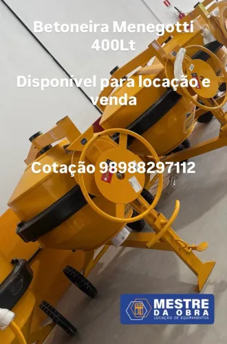 Beteoneira Menegotti para locação e venda 