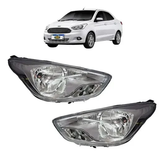 Par Farol Ka 2015 2016 2017 2018 Cromado Ambos Lados