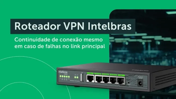 Roteador Intelbras Load Balance Vpn Gigabit R3005g Com VLAN - Novo