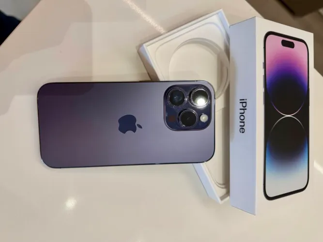 iPhone 14 Pro 128 GB - Roxo Profundo - Excelente Estado