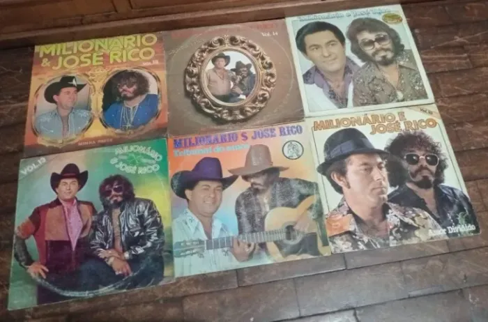 Discos vinil de Milionário e José Rico - + 65 vinis