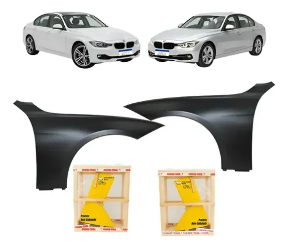 Par Paralama Bmw 328i 2012 A 2018 Sport Gp Novo