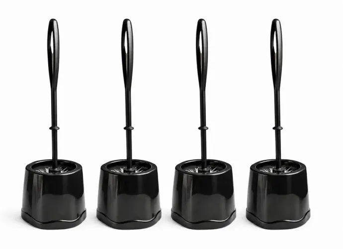 Kit 4 Escovas Sanitárias com Suporte - Novo e Barato!
