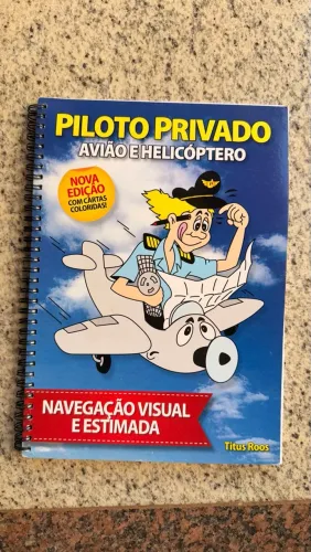 Kit 10 Livros/Apostilas Piloto Privado Avião e Helicóptero