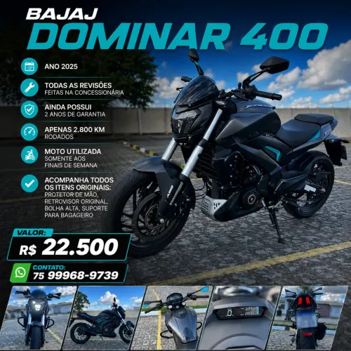 Vende-se Bajaj Dominar 400 ano 2025 