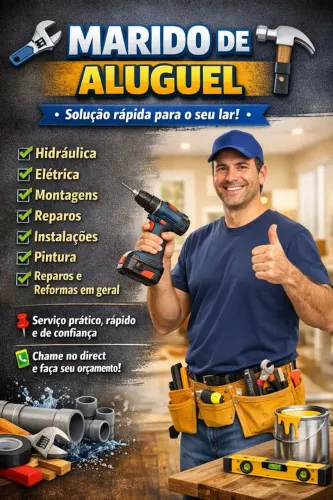 Sr faz tudo marido de aluguel 