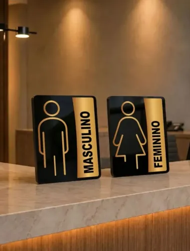 Placas sinalização